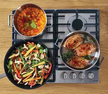 BigSurface 20% More Cooking Space & Cast Iron ProGrids