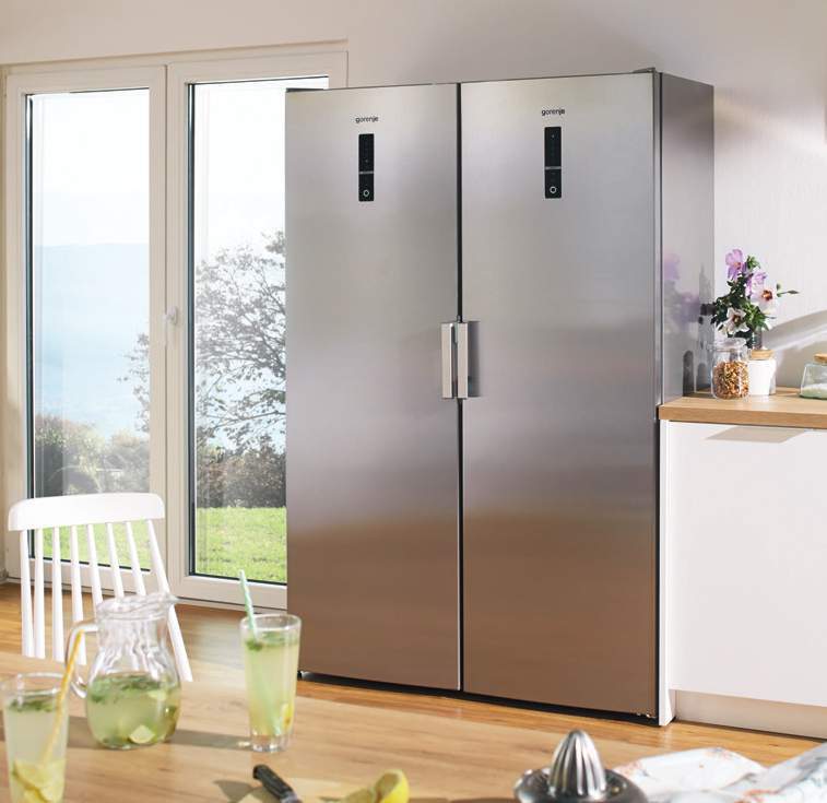 Side-by-Side Modular Fridge & Freezer Twin Layout