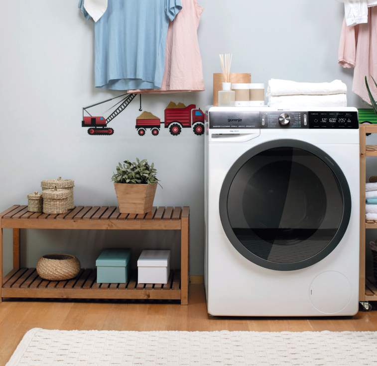 WaveActive IonTech SteamTech Washing Machine in Family Home