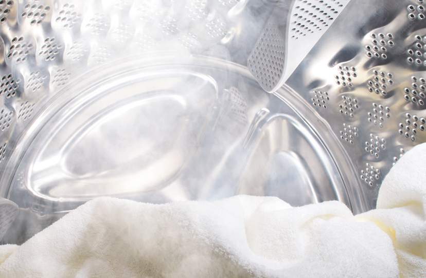 SteamTech End-of-Cycle Wrinkle Reduction & Allergen Removal