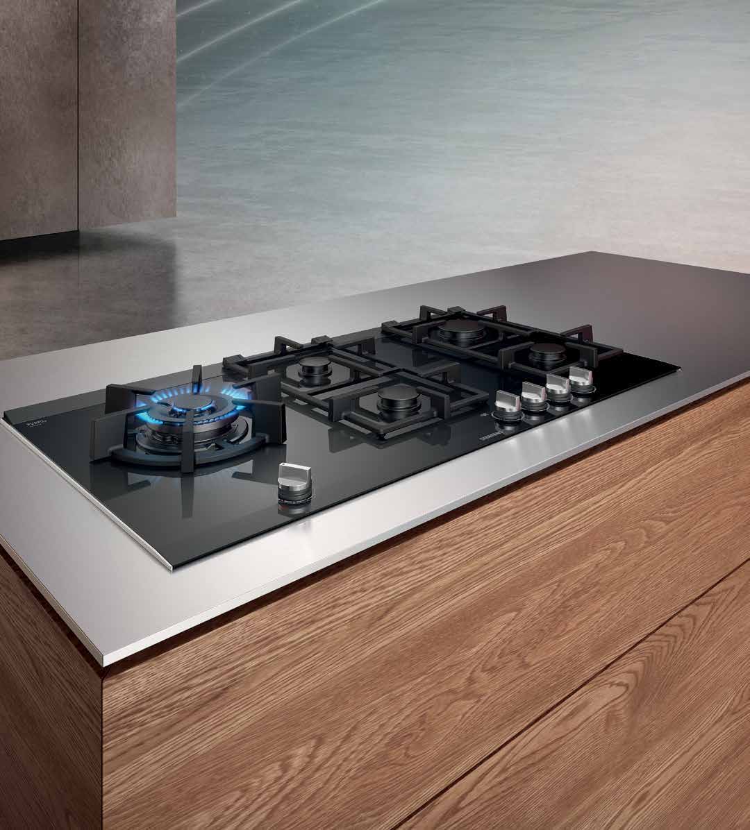 stepFlame Gas-on-Ceramic-Glass 9-Stage Heat Control